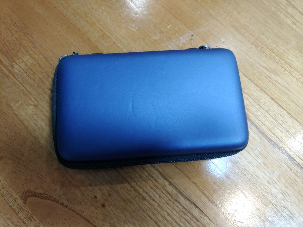 미품 3DS LL + 충전선 + 휴대파우치--4