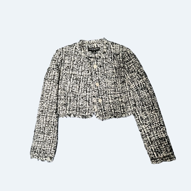 러닝하이 트위드 자켓 + 원피스 셋업 M--3