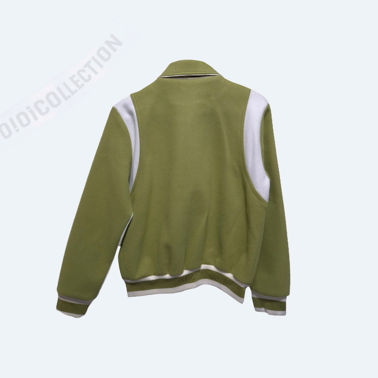 OIOI 바시티 자켓 라이트그린 F--2