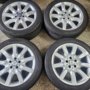 벤츠 W221 S500 정품 18인치 휠타이어 셋트