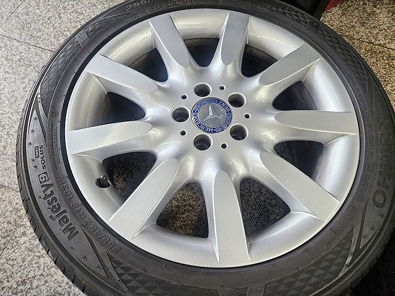 벤츠 W221 S500 정품 18인치 휠타이어 셋트--5