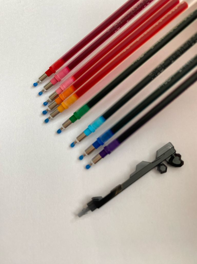 유니볼원 제트스트림 펜텔 볼펜 파이롯트 마일드라이너 사라사나노 멀티펜 콜레토 필기구와 다이소 바인더링 연습장 문구류 이미지