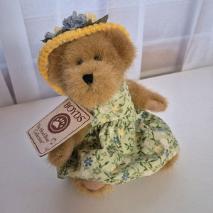 보이즈베어) 빈티지 봄 피크닉 꽃무늬 원피스베어