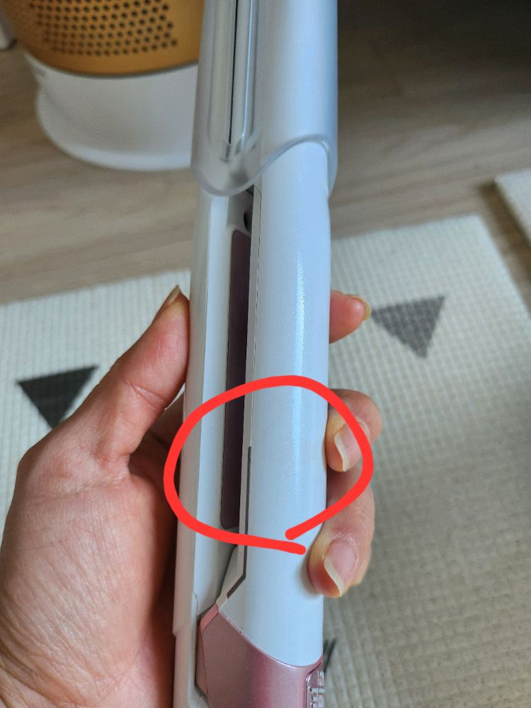 헤어 스타일러 고데기(글램팜로스골드)--1