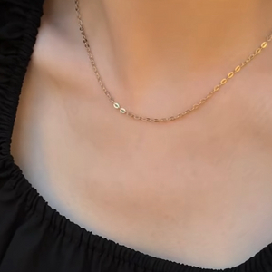 보스크 밀레 체인 목걸이 14k 옐로우골드