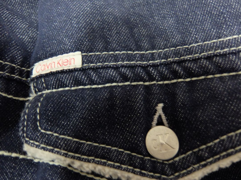 캘빈클라인 양털데님 자켓--2