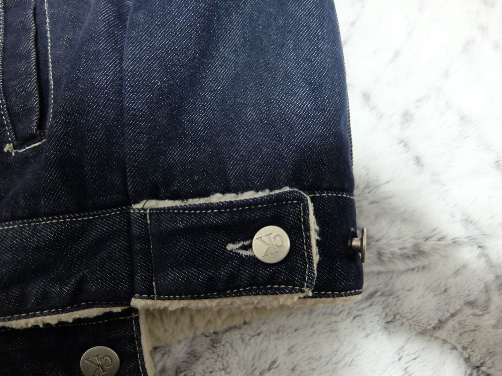 캘빈클라인 양털데님 자켓--3