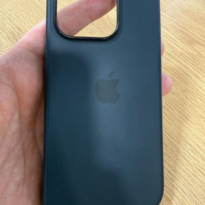 아이폰 16프로 정품 실리콘케이스 블랙 풀박스