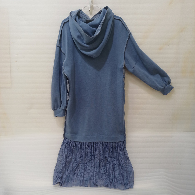 한섬 랑방 울 롱 니트 후드 레이스 원피스 여성 M 거의새것 사랑봉봉--2