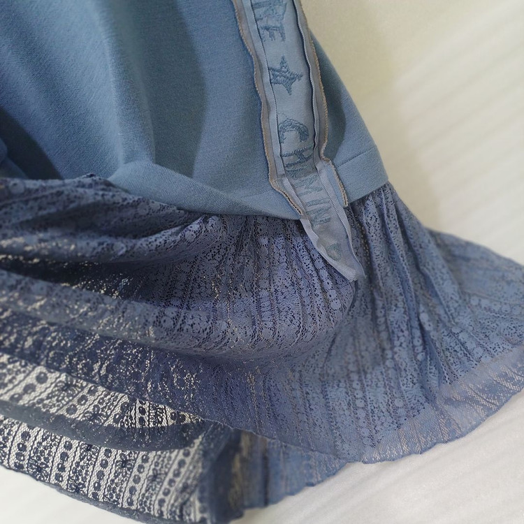 한섬 랑방 울 롱 니트 후드 레이스 원피스 여성 M 거의새것 사랑봉봉--4