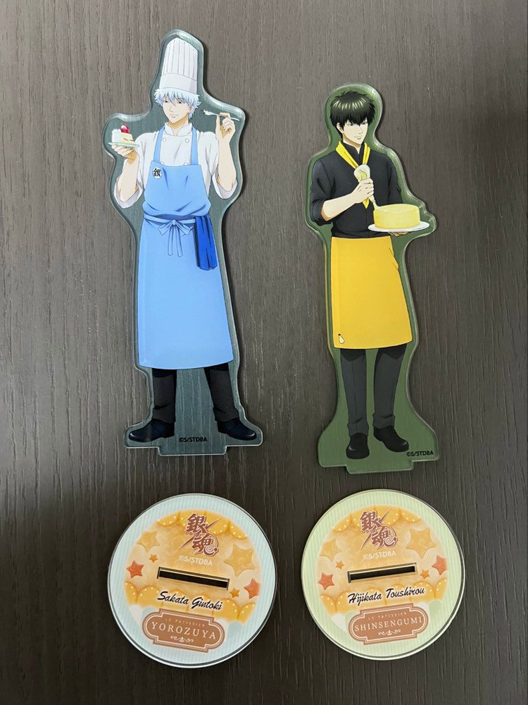 은혼 사카타 긴토키, 히지카타 토시로 파티쉬에 베이킹 아크릴 스탠드 이미지