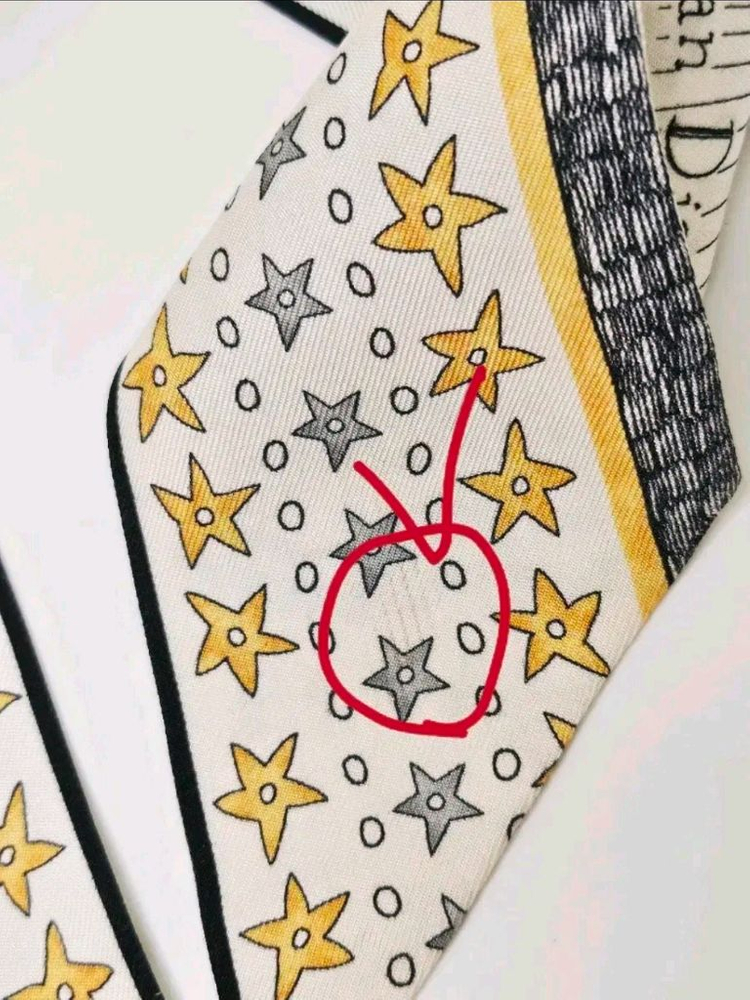 [정품] 디올(Dior) 미차 스카프 - 타로 (1회 착용) 이미지