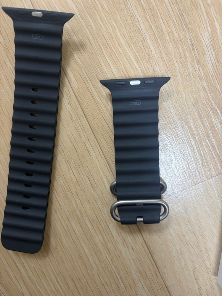 애플워치 오션밴드 49mm 블랙 풀박스 팝니다--1