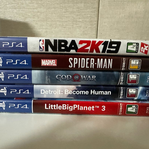 PS4 타이틀 5종 일괄 판매