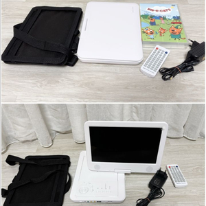 휴대용 DVD플레이어 +차량용 거치대(에듀플레이어)+영어DVD5장