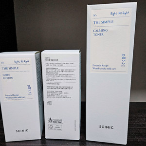 새제품 싸이닉 더 심플 로션x2, 사이닉 카밍 토너 팝니다