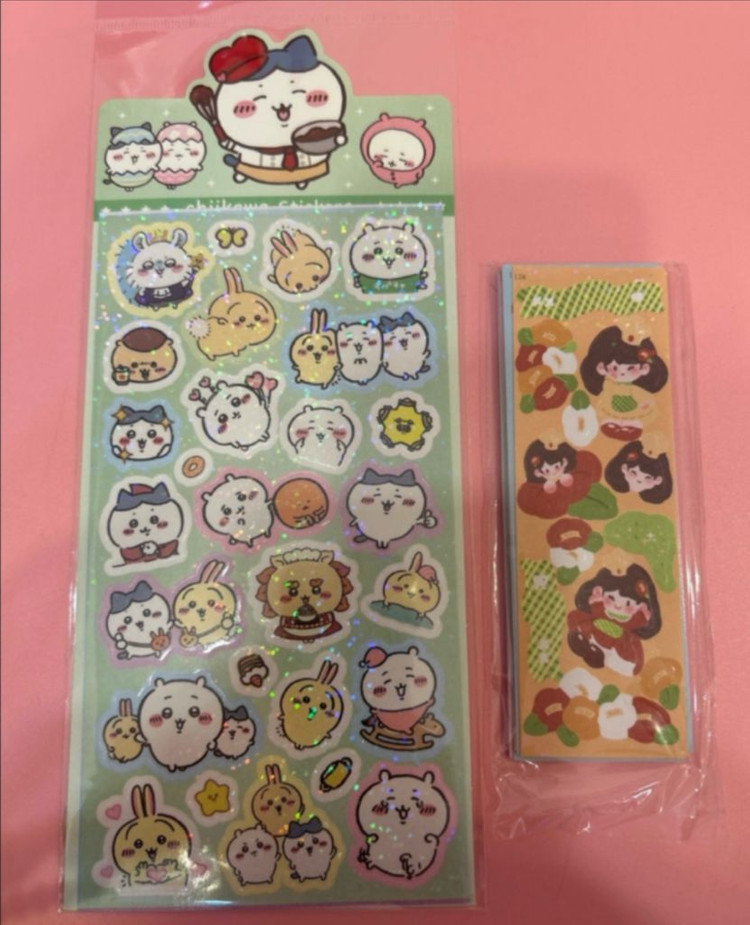 다꾸용 스티커 200장 + 치이카와 스티커 10장--1