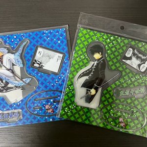 은혼 사카타 긴토키&히지카타 토시로 중프샵 점프샵 중국 원화 디오라마 아크릴 스탠드 미개봉 이미지