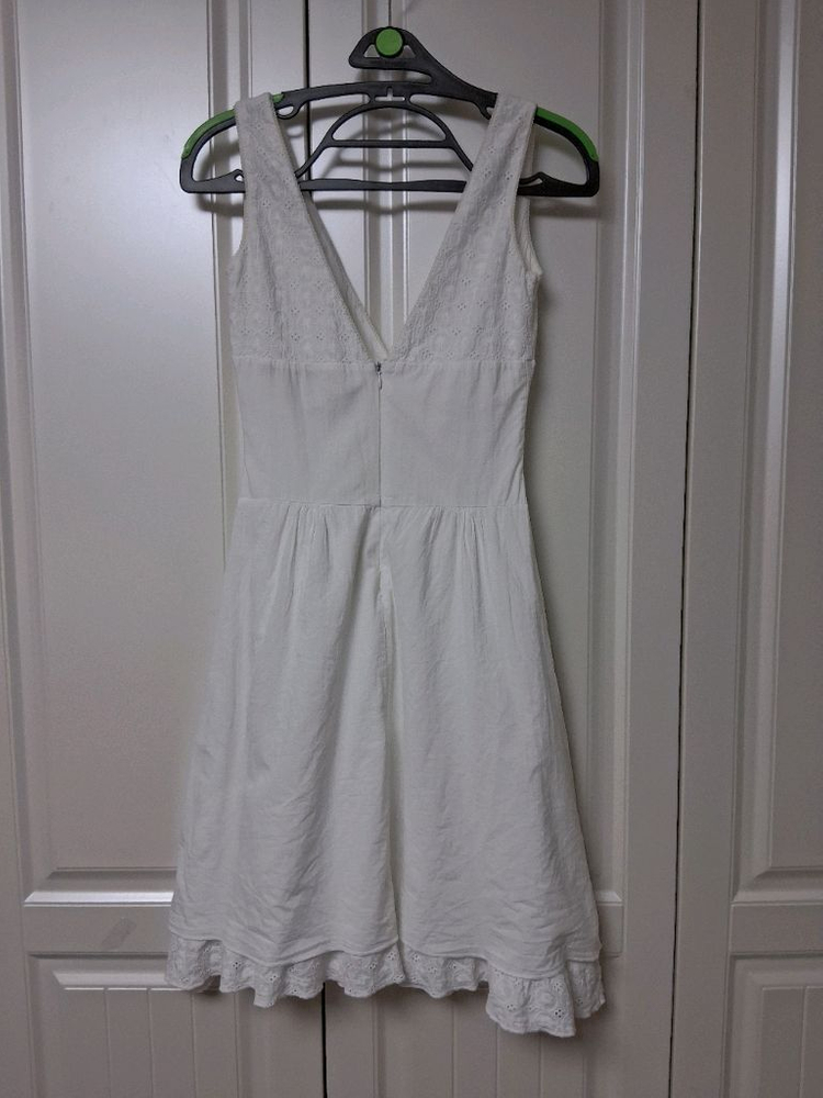 코튼화이트여름 아일렛원피스 44-마른55 이미지