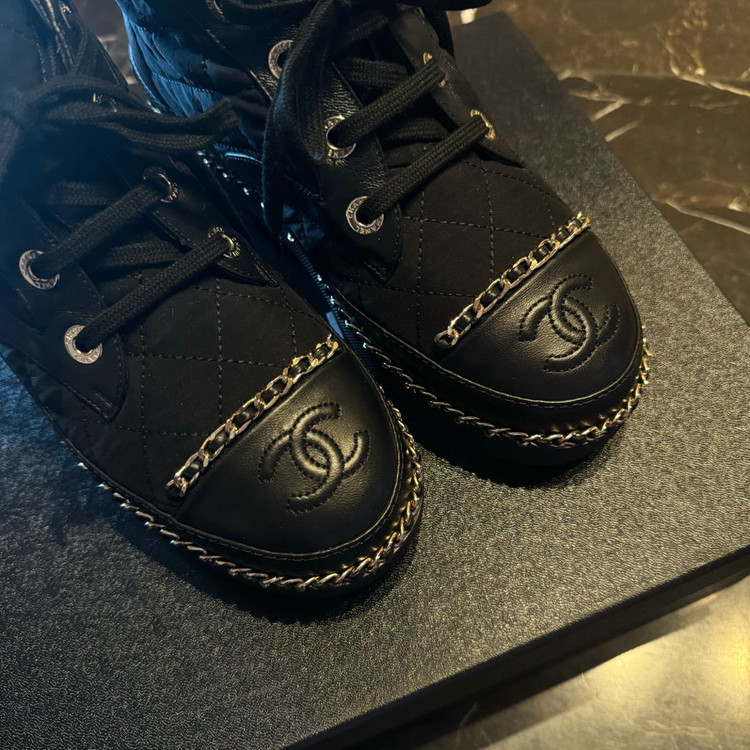 샤넬 체인 부츠--2