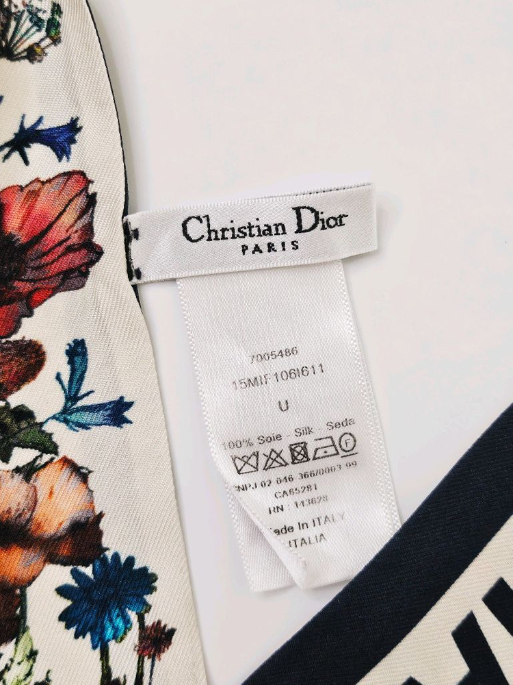 [정품/단품] 디올(Dior) 미차 스카프 (사용감/황변 있음) 이미지