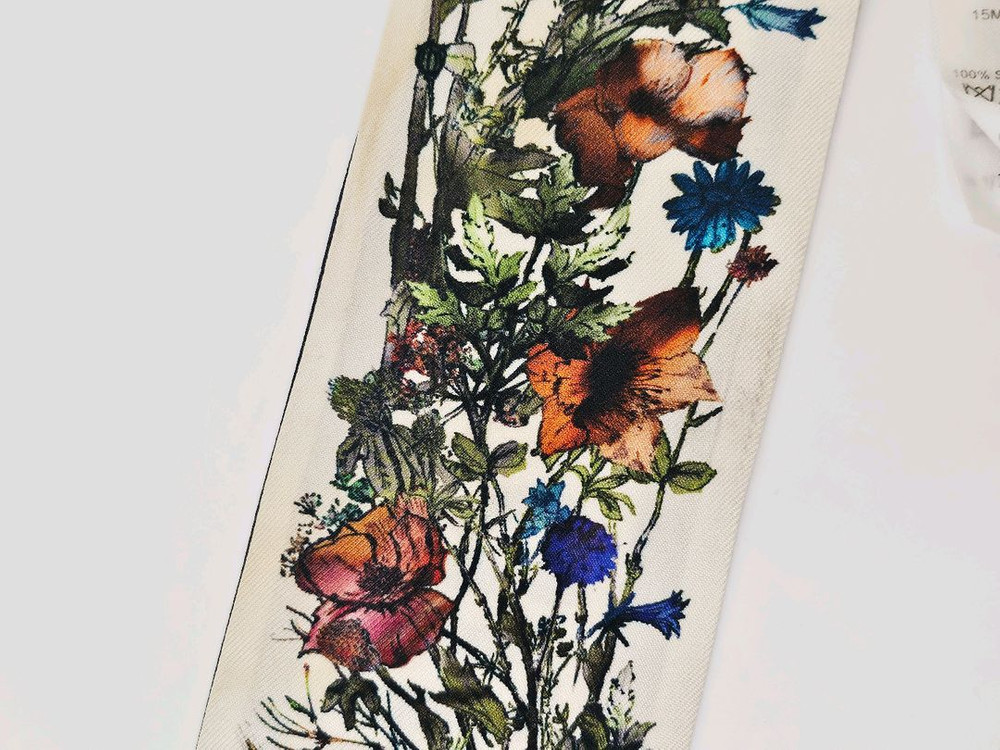 [정품/단품] 디올(Dior) 미차 스카프 (사용감/황변 있음) 이미지