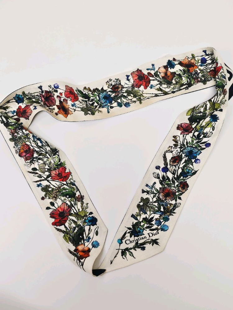 [정품/단품] 디올(Dior) 미차 스카프 (사용감/황변 있음) 이미지