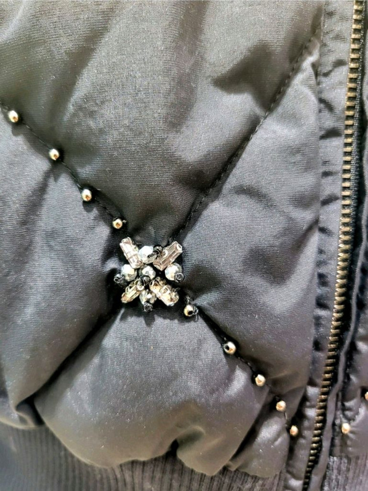 (새상품) 듀엘 퀼팅 구스 패딩 자켓 블랙55 오즈세컨 럭키슈에뜨 보브 지컷 에고이스트 시슬리 sjsj system--5