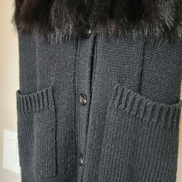 테레시아 여우털 울니트베스트 95사이즈 이미지