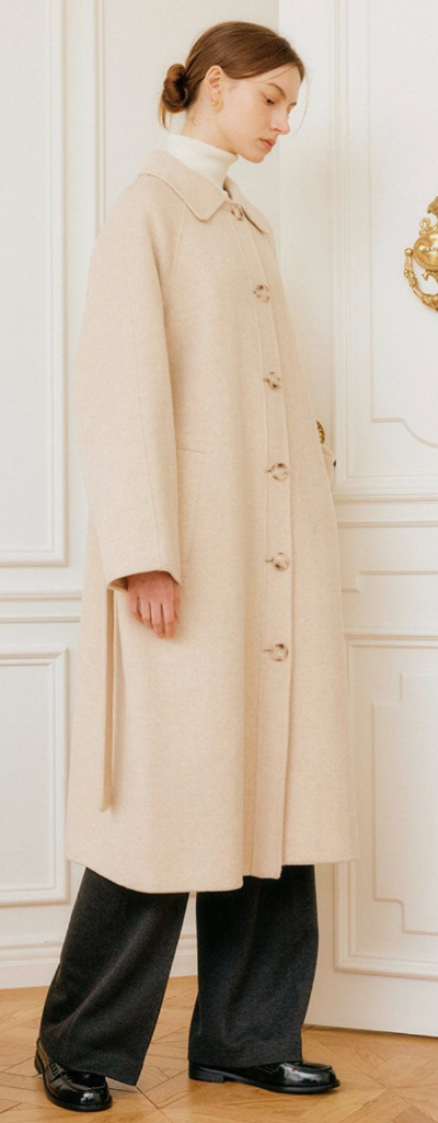 룩캐스트 래글런 롱코트 라이트베이지--3