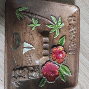 하와이안 코코넛 장식품 세트