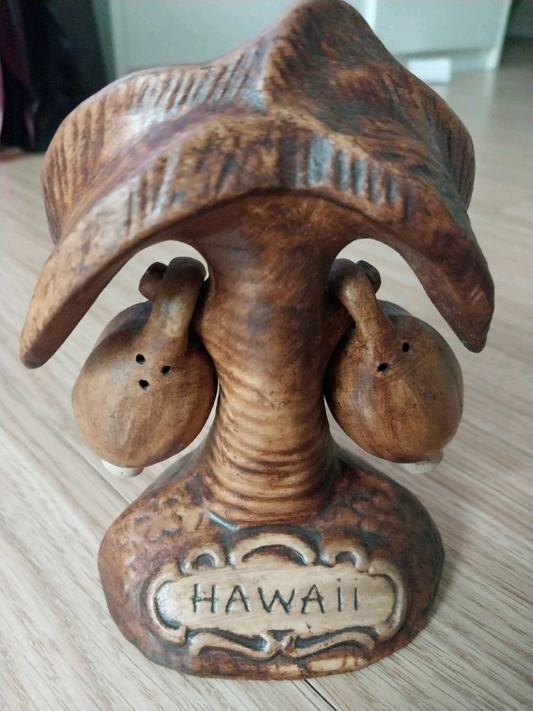 하와이안 코코넛 장식품 세트--1