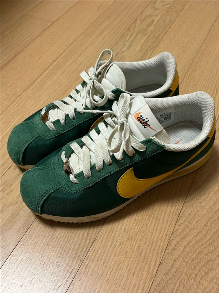 [240] 나이키 코르테즈 그린옐로우--1