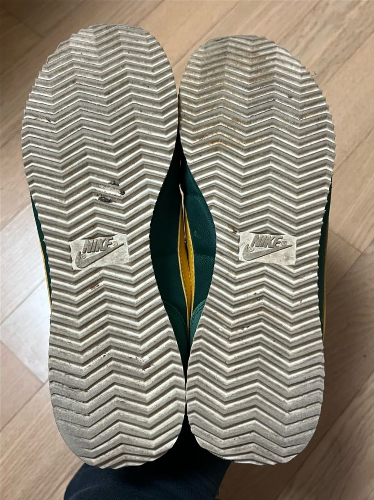 [240] 나이키 코르테즈 그린옐로우--4