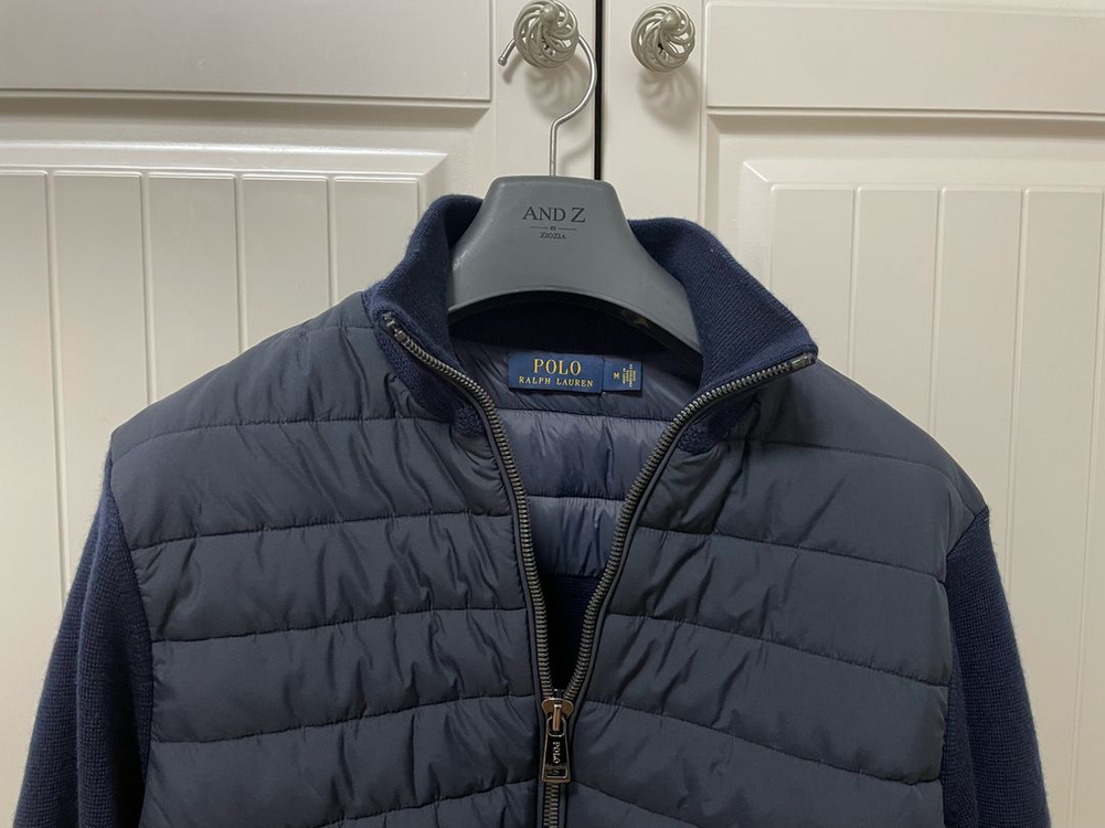 폴로 M 하이브리드 짚업 가디건--1