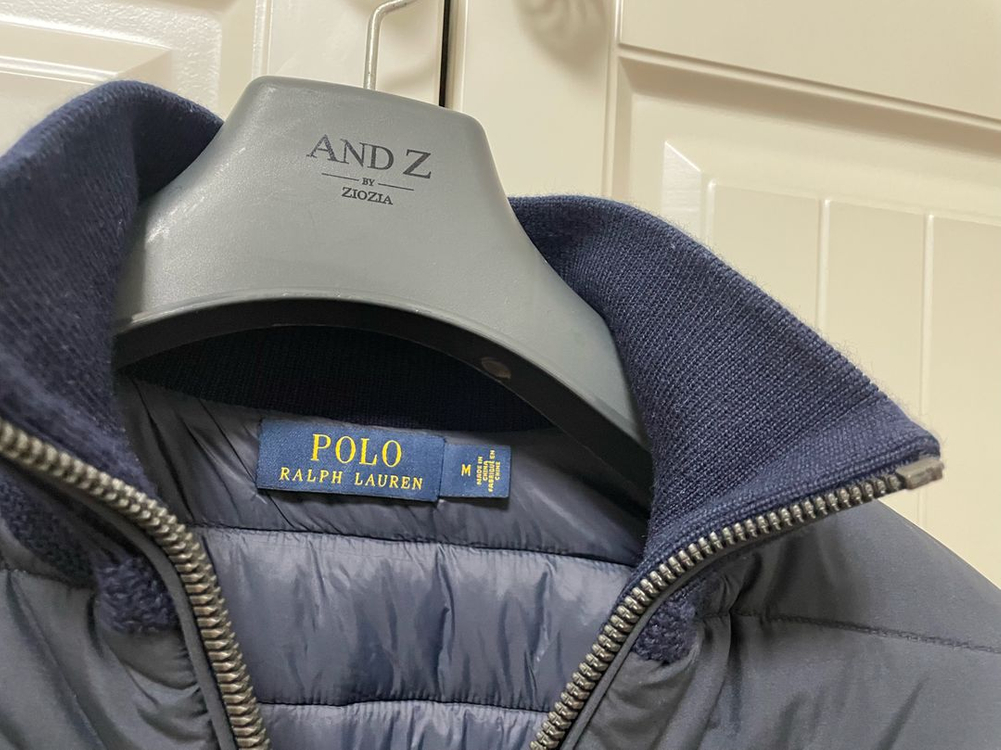 폴로 M 하이브리드 짚업 가디건--2