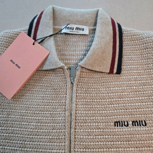 미우미우 니트 가디건 새상품