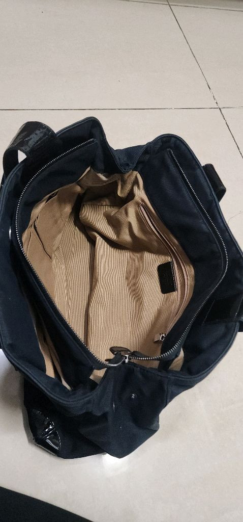 페라가모 자가드 숄더백--6