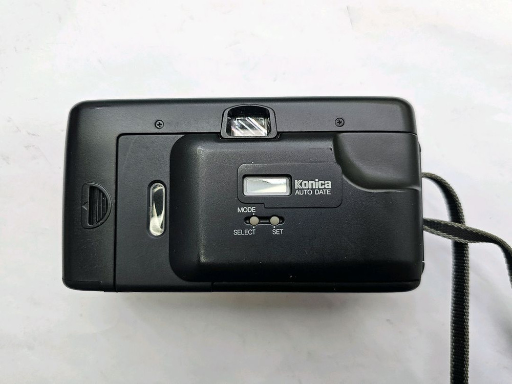 코니카 Konica 자동 필름 카메라 레드 이미지