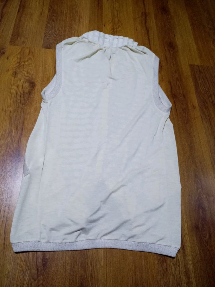 PAOLA 프릴 롱조끼--1