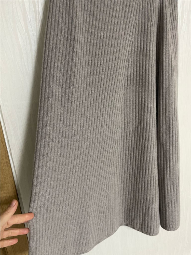 더캐시미어 캐시100 니트 스커트--1