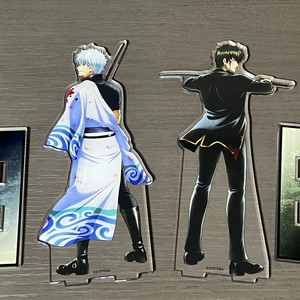 은혼 사카타 긴토키&히지카타 토시로 싸우는 뒷모습 아크릴 스탠드 일괄 이미지