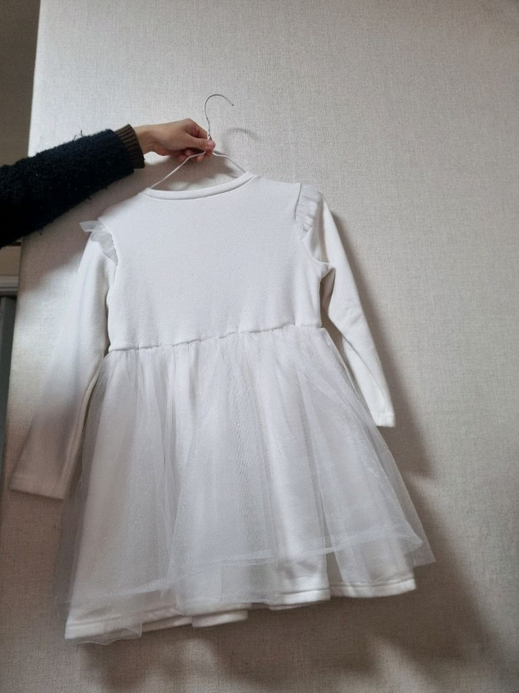 일괄판매 7세 어린이집 유치원 공주옷 130 기모 겨울 원피스, 드레스, 엘사--5