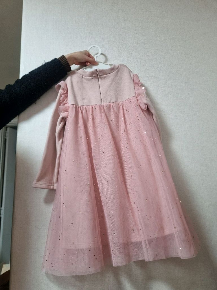 일괄판매 7세 어린이집 유치원 공주옷 130 기모 겨울 원피스, 드레스, 엘사--8