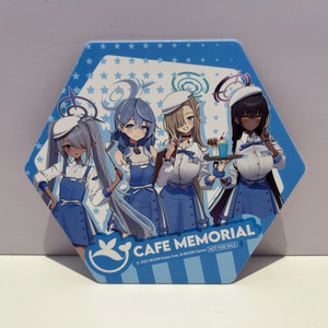 블루아카이브 카페메모리얼 코스터 4종 미사용 새상품