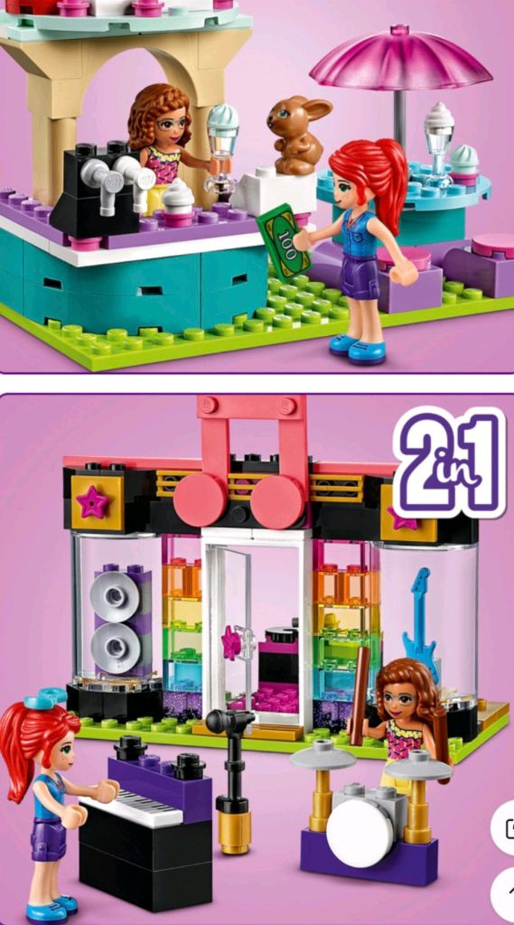 레고 시티 프렌즈 브릭 박스 + loz 캔디하우스--4