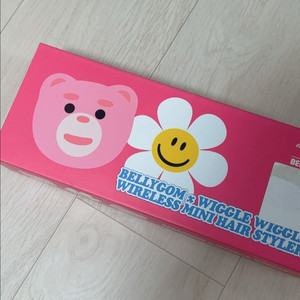 위글위글 벨리곰 무선 고데기 헤어 스타일러 밸리곰