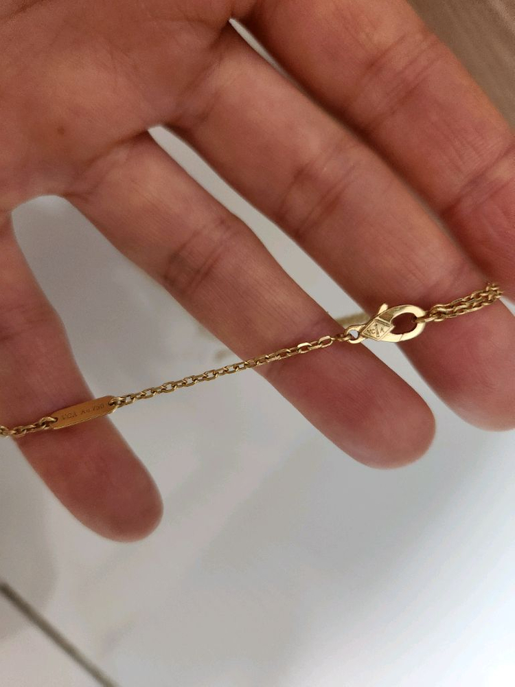 18k 반클리프 목걸이--2