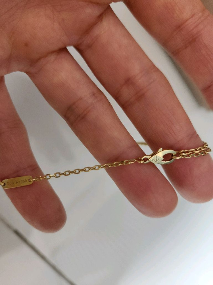 18k 반클리프 목걸이--3