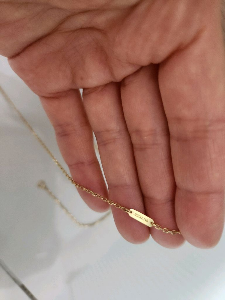 18k 반클리프 목걸이--5